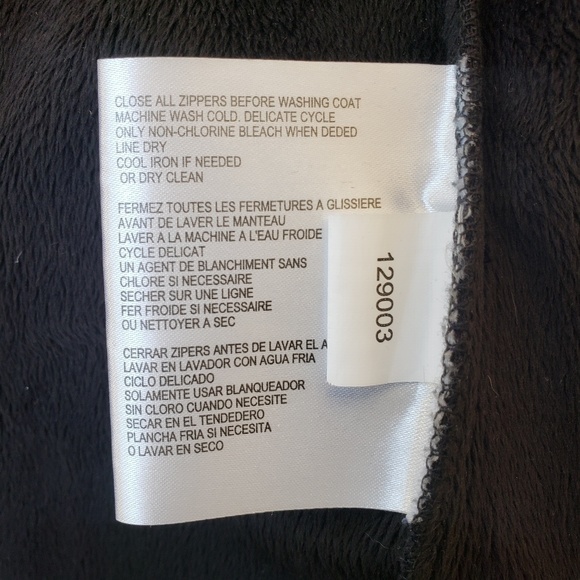 SOLD | MICHAEL KORS Black Rain Coat - Picture 6 of 6